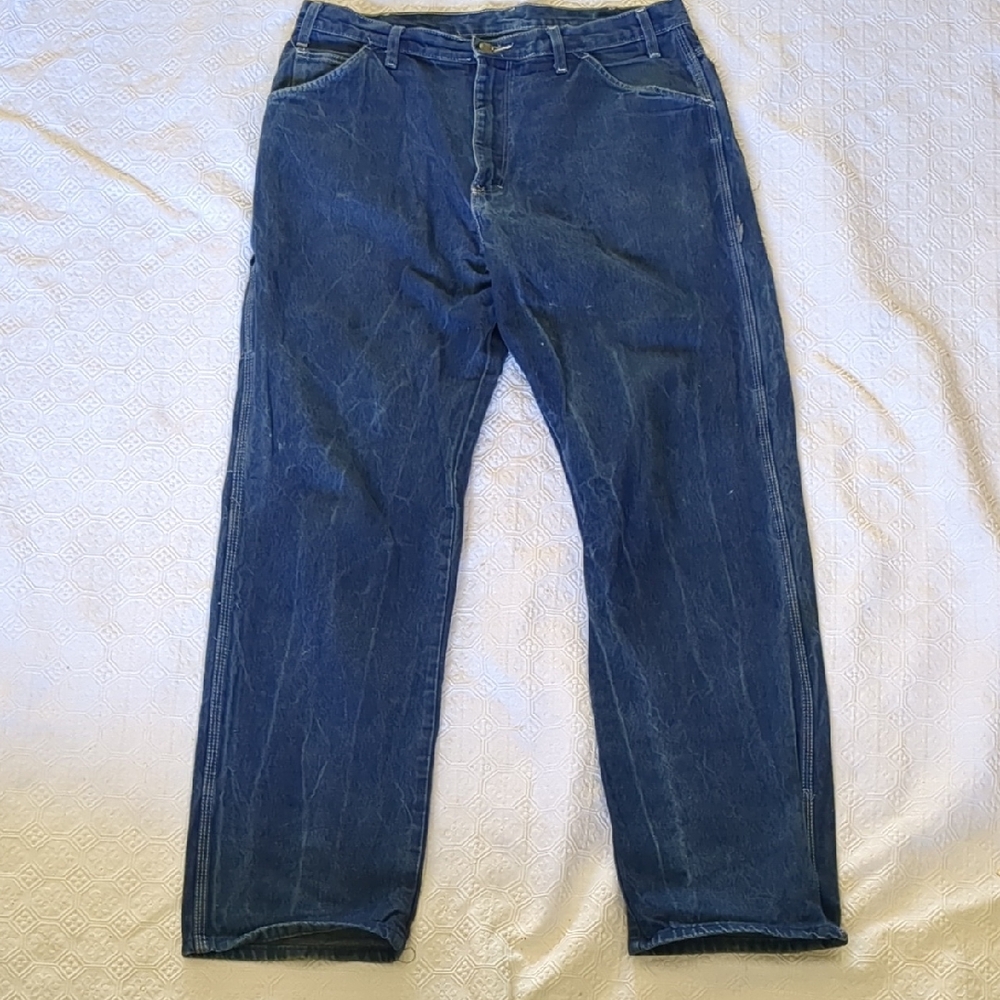 Dickies Men's Straight Jeans - Blue